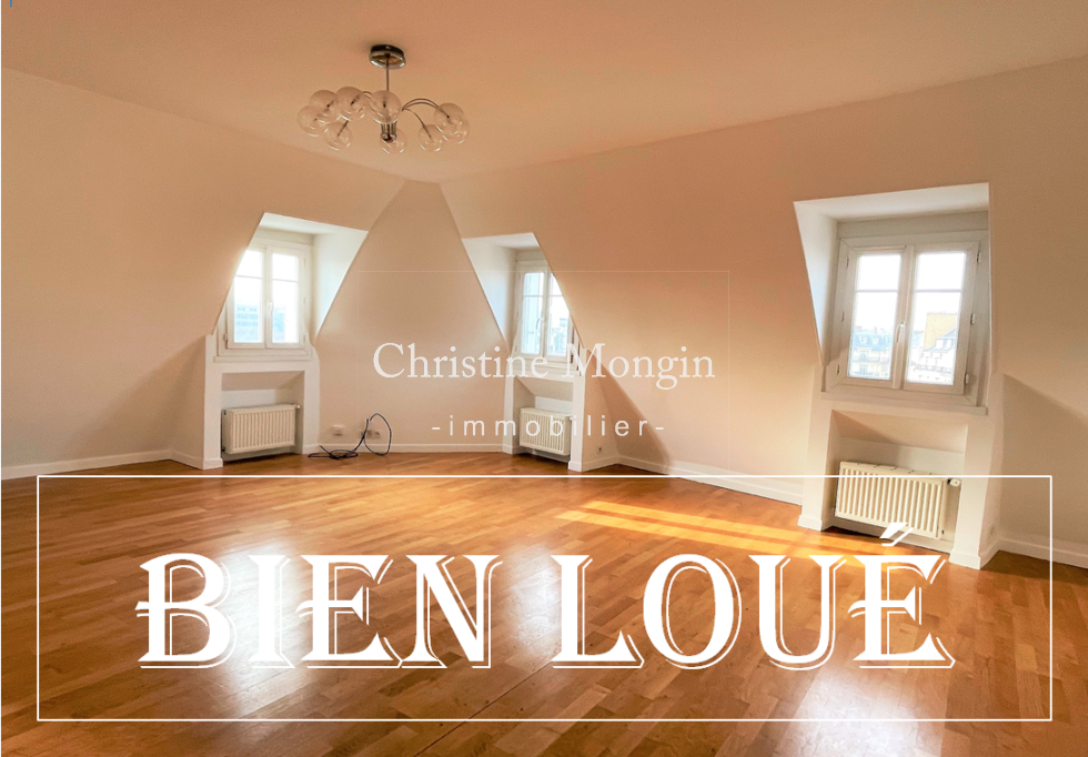 Appartement loué rue Cino del Duca Neuilly