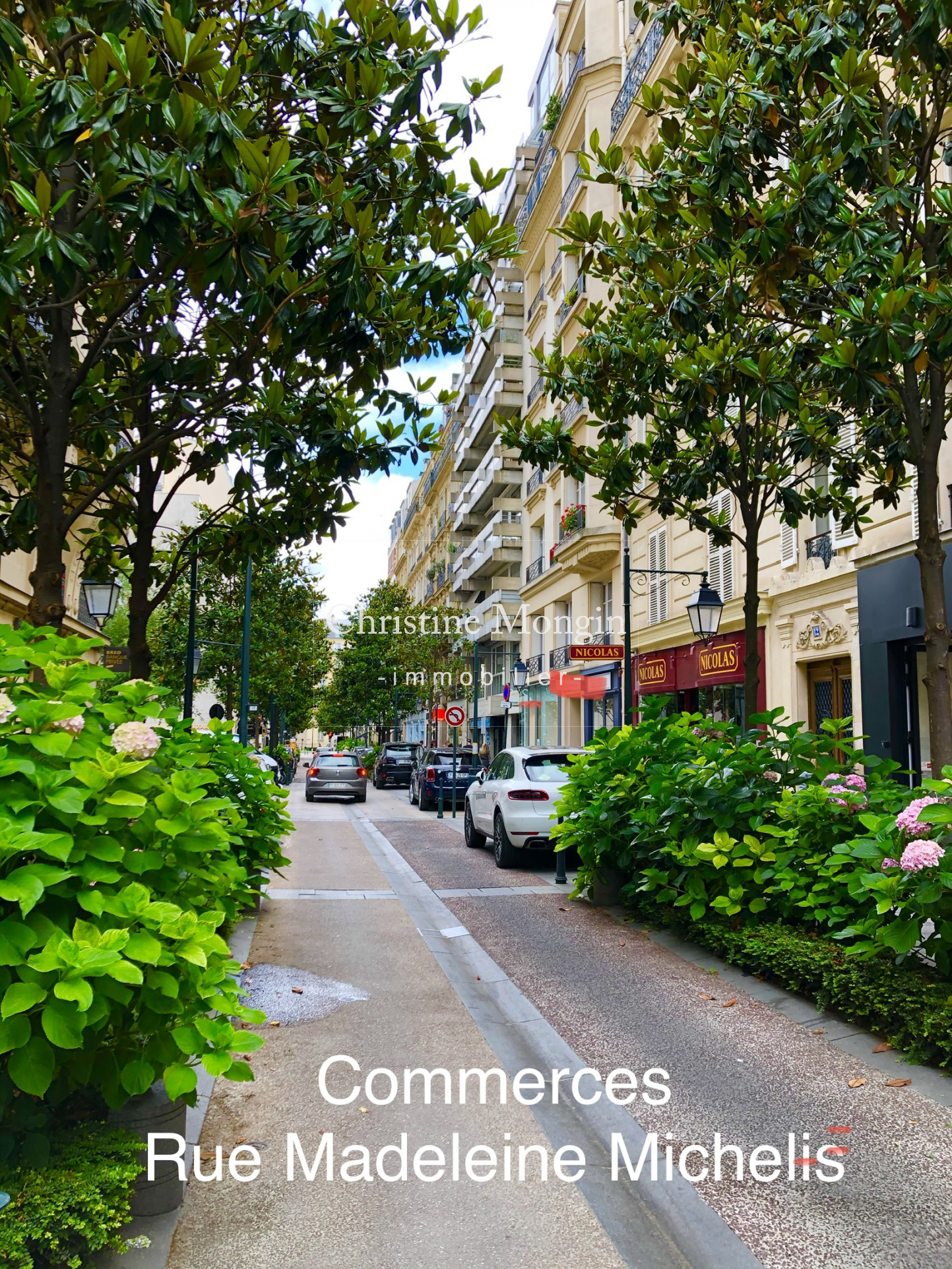 Commerces rue Madeleine Michelis Neuilly